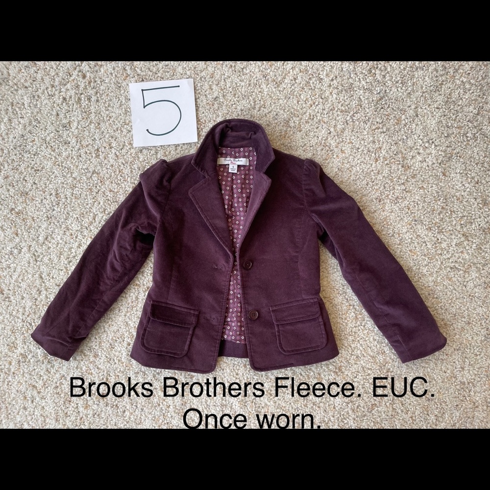 Size 5 Kids Brooks Brothers Jacket - Picture 1 of 2